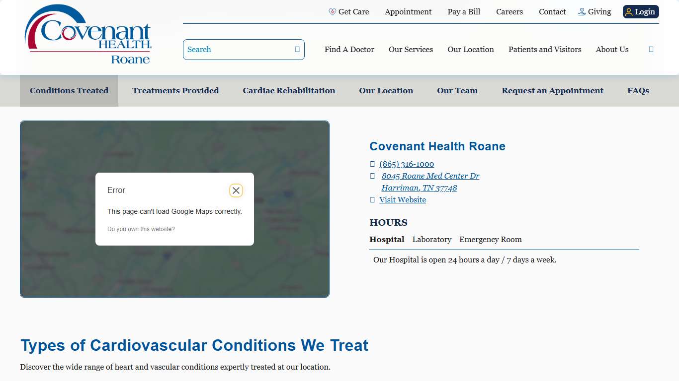 Cardiology - Roane Medical Center | Heart Care in Harriman