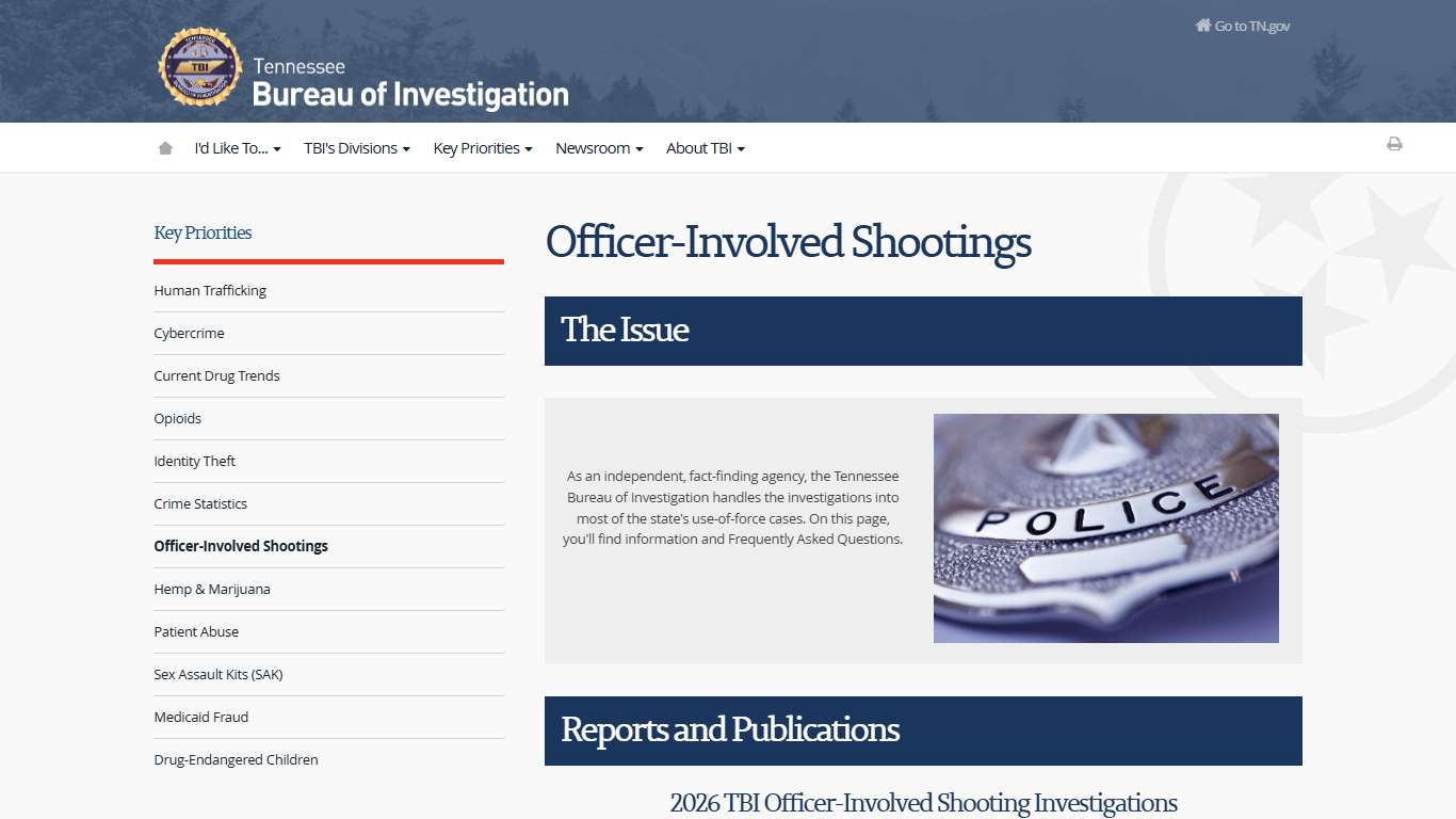 Officer-Involved Shootings